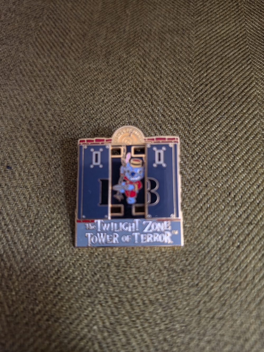 Disney Trading Pin, Twilight Zone Tower of Terror Collectible - Blue